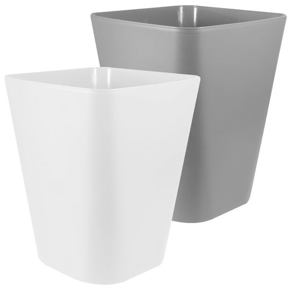 HOMEMAXS 2 Pcs Garbage Can Mesh Trash Office Bin Cans Square Container