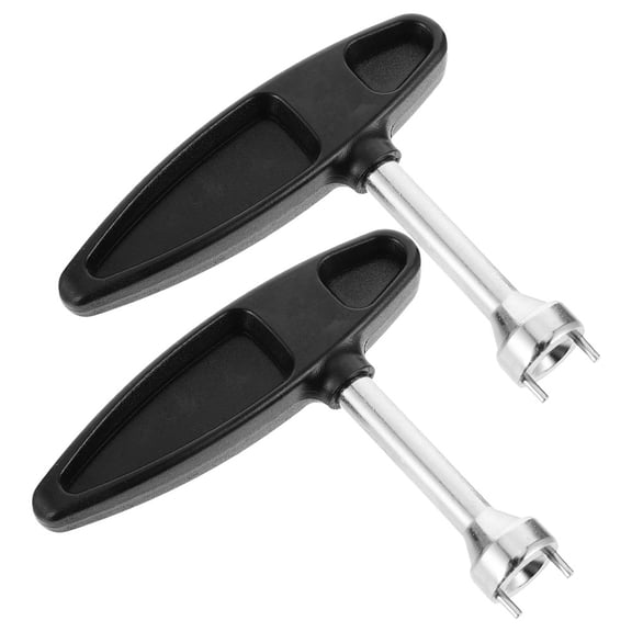 HOMEMAXS 2 Pcs Golf Nail Puller Wrenches Markers Tools for Men Accessories Black