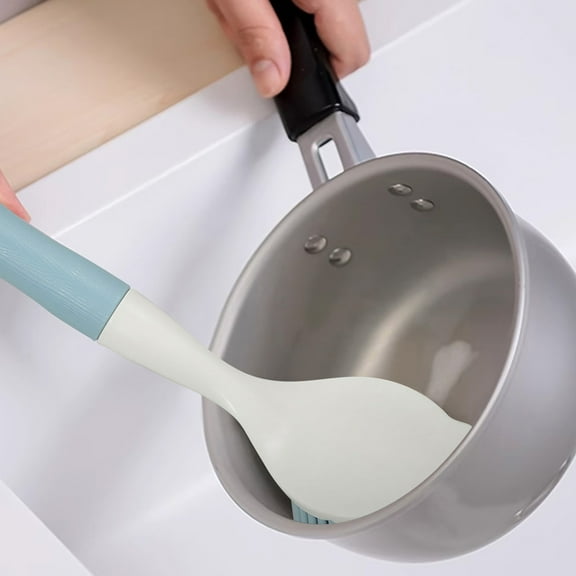 HOMEMAXS  2 Pcs Handheld Kitchen Brush for Dish Scrubbing Cleaning Scrubber Functional Cleaner Dad