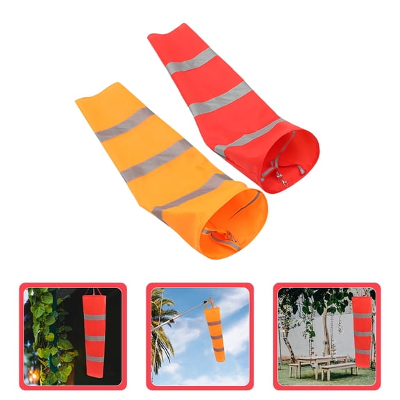 Outdoor windsock Decoration Made of Oxford Cloth for Backyard Decor Assorted Color Lightweight and Durable 2Pcs