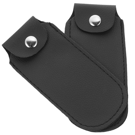 2 Pcs Holder Harmonica Bag Blues Harmonica Case 13x5.5x0.2cm Black