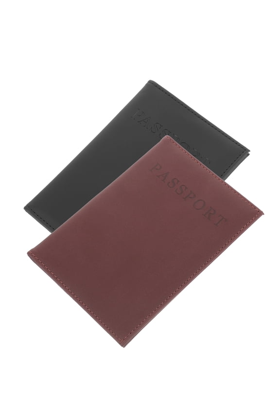 2 Pcs ID Cards Holder Travel Purses Document Container Outdoor