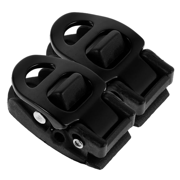 HOMEMAXS  2 Pcs Inline Skate Buckle Roller Ice Hockey Skateboard Flush Valve Caster Wheels Black