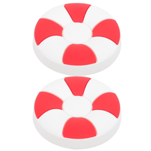 HOMEMAXS  2 Pcs Labels Nautical Drawer Pulls Lifebuoy Shape