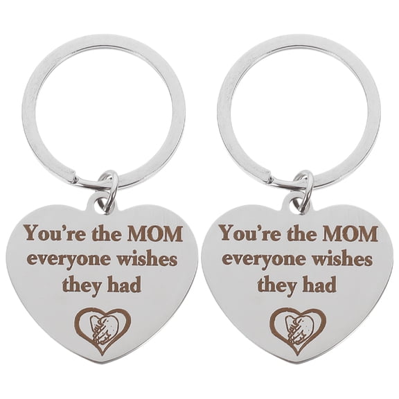 HOMEMAXS  2 Pcs Leopard Charm for Crafts Love Keychain Mother
