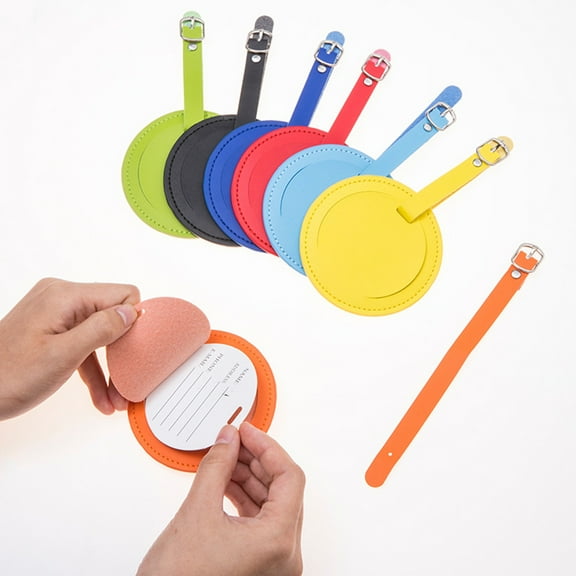 2 Pcs Luggage Tag Labels Tags Air Suitcase Travel Child Red