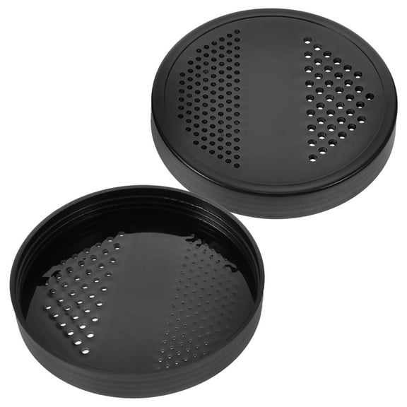 VERDANVERSE Mixer Accessories Blender Juicer Cup Lids Black 2Pcs