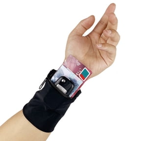 HAMPPLIES 2-Pack Lightweight Phone Holder with Breathable Arm Band and Storage Pouch for Running