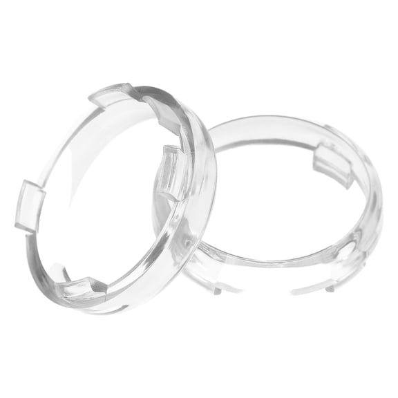 HOMEMAXS 2 Pcs Motorcycle Steering Lampshade Front and Rear Turn Signal Light Covers Transparent