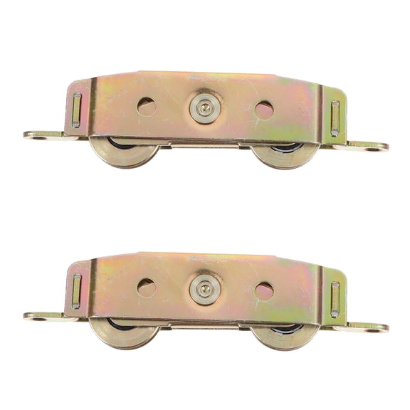 Minkissy window roller metal wheels Pulley Aluminum Alloy 2Pcs Window