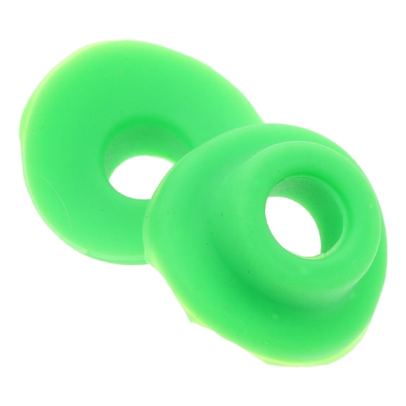 2 Pcs Mud Guards Mouth Seal Wheel Protector Bike Valve Caps Green