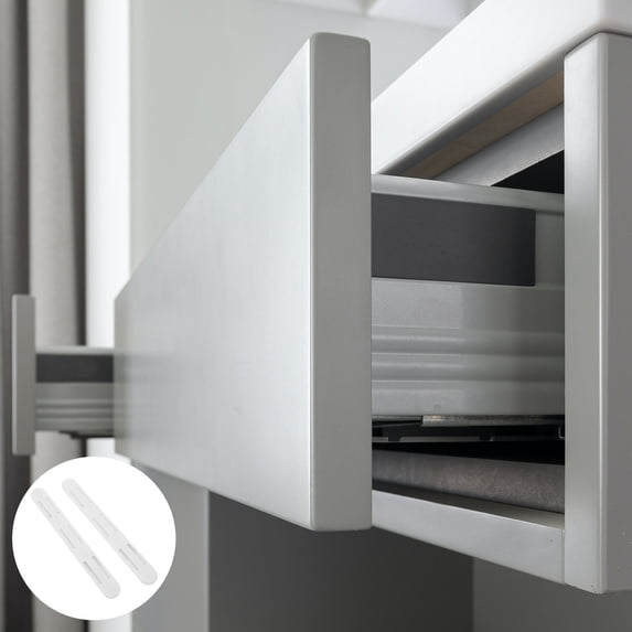 HOMEMAXS 2 Pcs Multifunctional Slide Rail Drawer Slides Side Mount ...