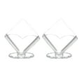 thumbnail image 1 of 2 Pcs Napkin Box Holder Silverware Home Holders Transparent, 1 of 8