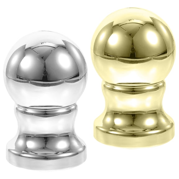 HOMEMAXS 2 Pcs Outdoor Flag Pole Finial Ball Flagpole Head