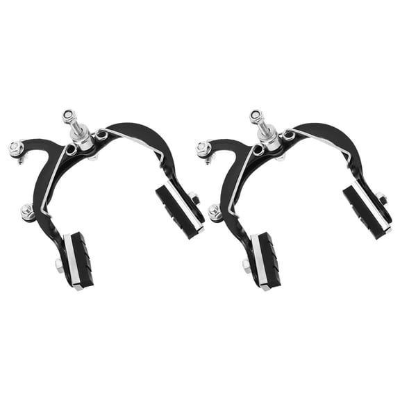 HOMEMAXS 2 Pcs Oversized Kit Bicycle Front Gate 13.50X12.00X8.00CM Black