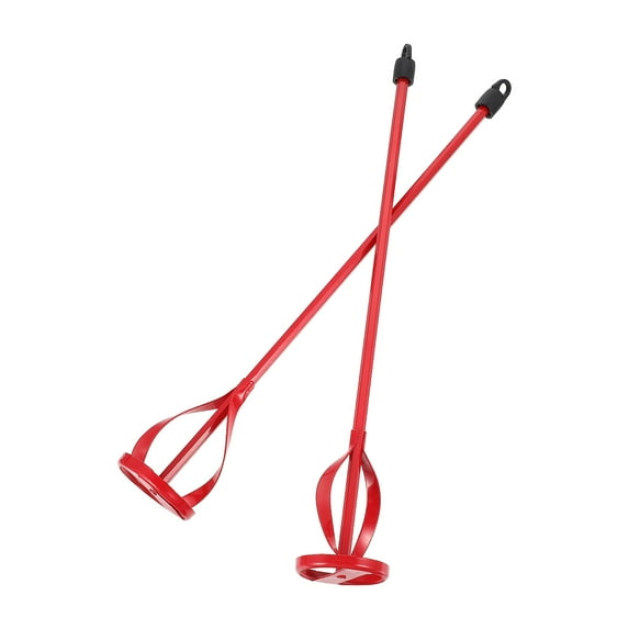 HOMEMAXS 2 Pcs Paint Shaker Painting Drywall Compound Mixer Cement Mixing Tools Red