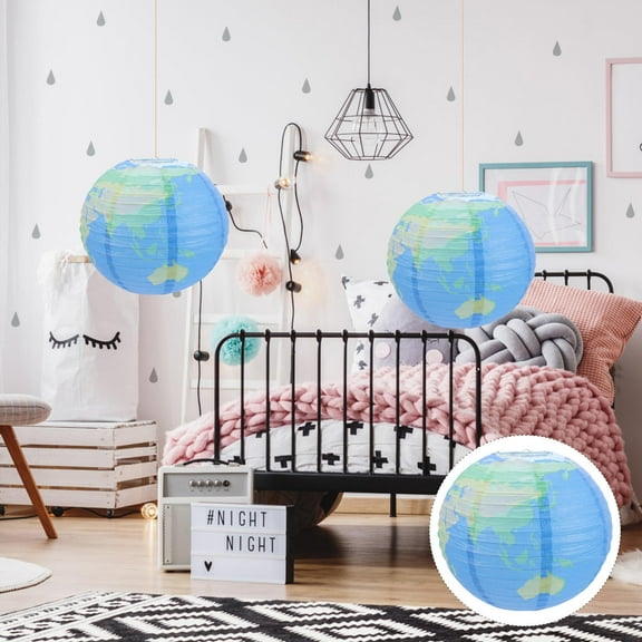 HOMEMAXS 2 Pcs Paper Party Lantern Foldable Lanterns Sky Child