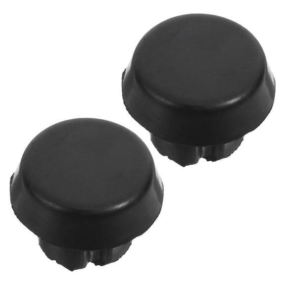 HOMEMAXS 2 Pcs Part Cover Repair Pool Billiard Rod Tail Sleeve Black