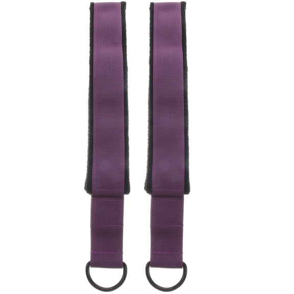 VERDANVERSE Elastic Stretch Band Purple Yoga Resistance Training Portable 2Pcs 15.0*2.0*1.0In