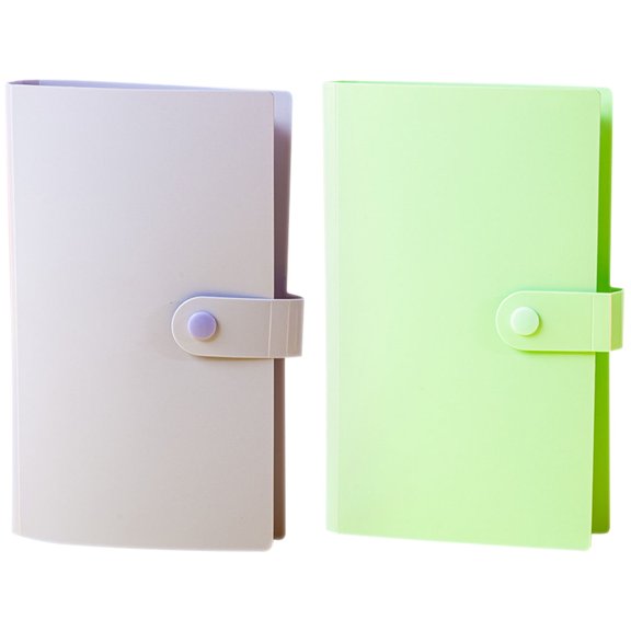 HOMEMAXS 2 Pcs Plain Dices Banknote Collection Book Travel