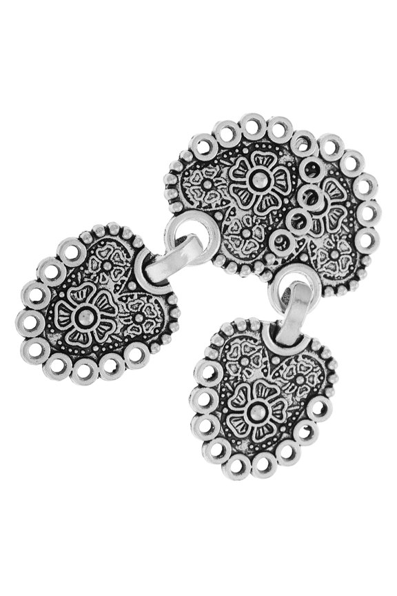 2 Pcs Plush Streamer Tie Cheongsam Waist Buttoned