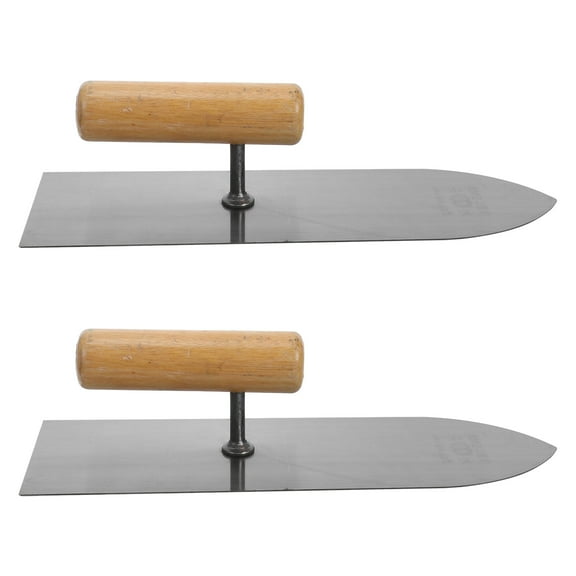 2pcs Drywall Smoothing Spatula with Practical Design for Home Use Handheld Plaster Board Tool Steel
