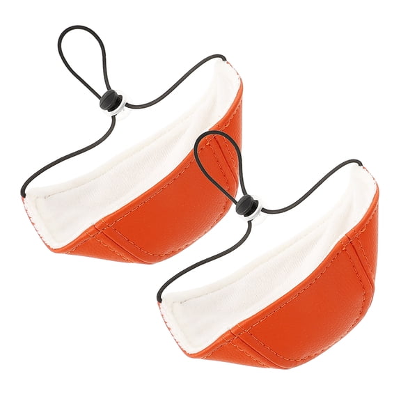 HOMEMAXS 2 Pcs Prevention Heel Cover Miss Men and Women 19.00X7.00X6.00CM Orange
