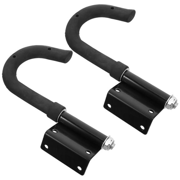 BEADCEST 2Pcs Durable Aluminum Ladder Hangers for Ceiling Mount and Outdoor Ladder Use