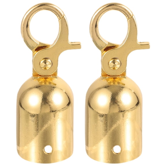 HOMEMAXS 2 Pcs Pull Queue Obstacle Rope 9.50X4.20X4.20CM Golden