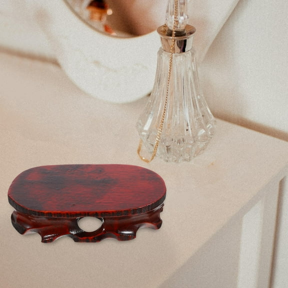2 Pcs Raiser Oval Display Base Statue Small Stand
