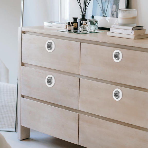 HOMEMAXS 2 Pcs Replacement Gold Round Clasp 5.00X4.00X1.30CM Silver