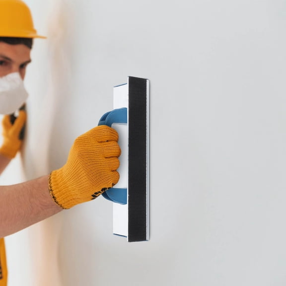 HOMEMAXS 2 Pcs Sandpaper Corner Self-adhesive Holder Easy to Use Handheld Frame