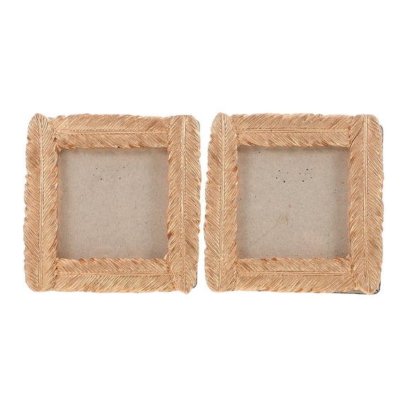 2 Pcs Small Picture Frames 3x3 Photo Ladles Neater Work