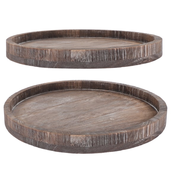 OULII 2-Pack Serving Trays 11.8 x 11.8 x 1.2 Inches Dining and Kitchen