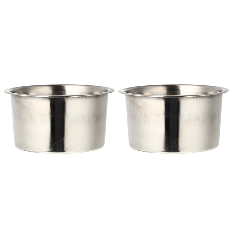 HOMEMAXS 2 Pcs Soap Hand Butter Melting Pot Little Small Miss Silver