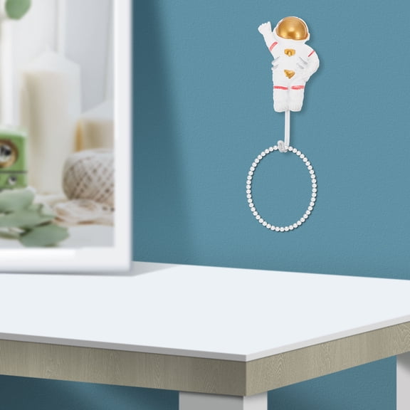 2 Pcs Theme Astronaut Hook up High-quality Hooks Coat Hangers
