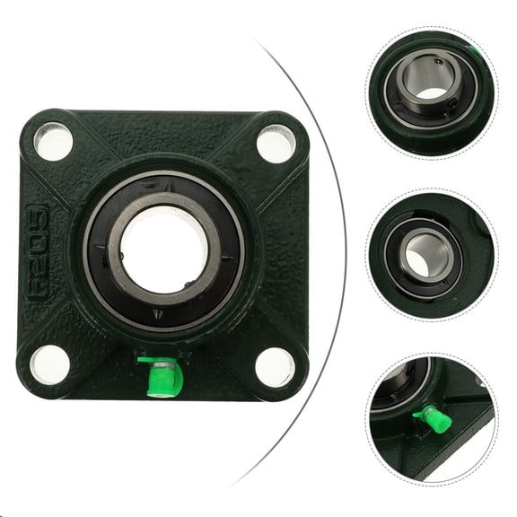 HOMEMAXS  2 Pcs Spherical Bearings Self Aligning Thrust Pillow Block Green