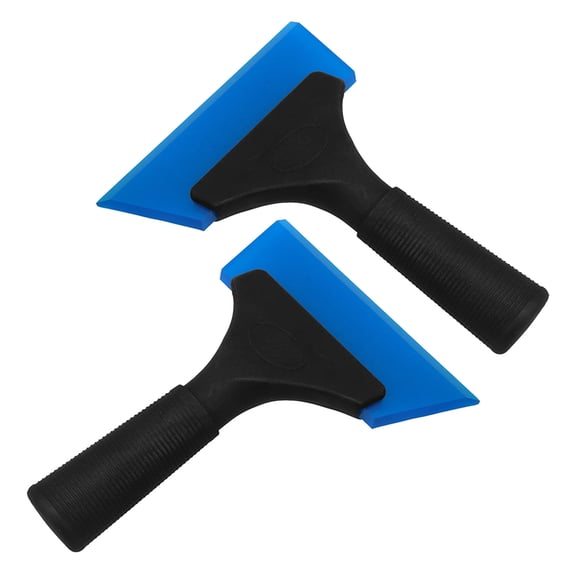 HOMEMAXS Durable PP Material Blue Mini Squeegee for Car Use with Ergonomic Handle Ideal for Window Cleaning