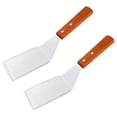 thumbnail image 1 of 2 Pcs Stainless Turner Pizza Spatula Steak Individual Storage, 1 of 8