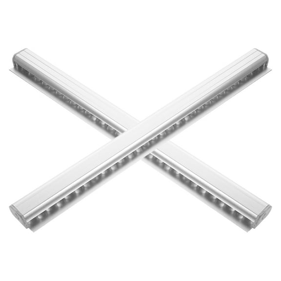 HOMEMAXS 2 Pcs Stand Single Press Pcs Ticket Holder Baby 40.00X4.00X1.80CM Silver