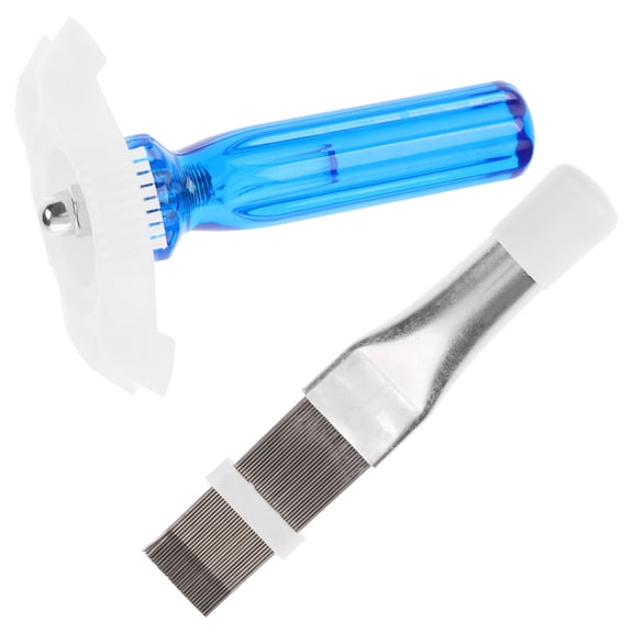 HOMEMAXS 2 Pcs Straightener Fin Comb Air Conditioner Brush