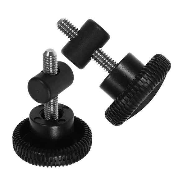 HOMEMAXS 2 Pcs Swimming Pool Accessories Vacuum Inflatable Pump Black