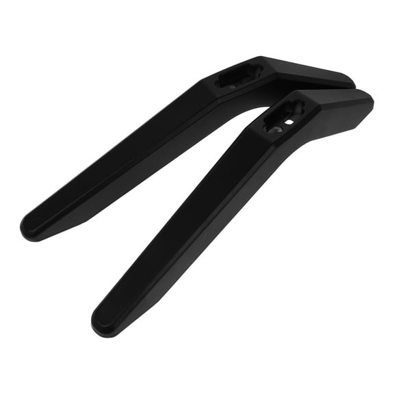 TABLZONE Leg 2Pcs Black Rectangular Monitor Riser Stand Base 10.4X2.4X1In