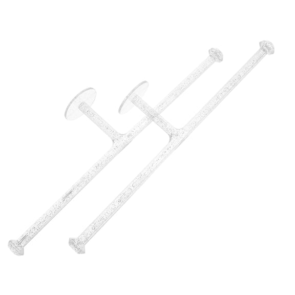 HOMEMAXS 2 Pcs Wall Hair Accessories Storage Rack Man 28.80X7.40X6.20CM