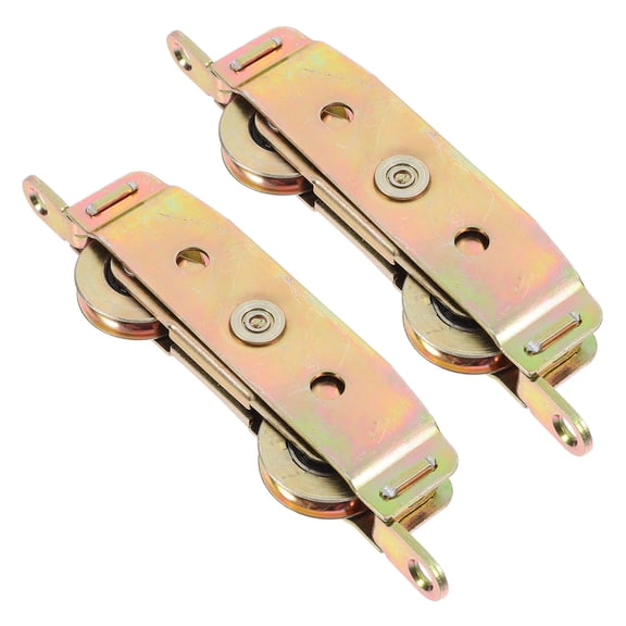 HOMEMAXS Worgeous 2Pcs Window Pulley Guide with Roller Bearing Wheel for Sliding Door and Window Replacement