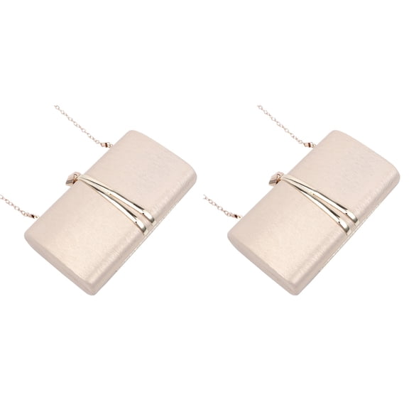 HOMEMAXS 2 Pcs Women Clutch Purse Ladies Tote Handbags Dinner Banquet
