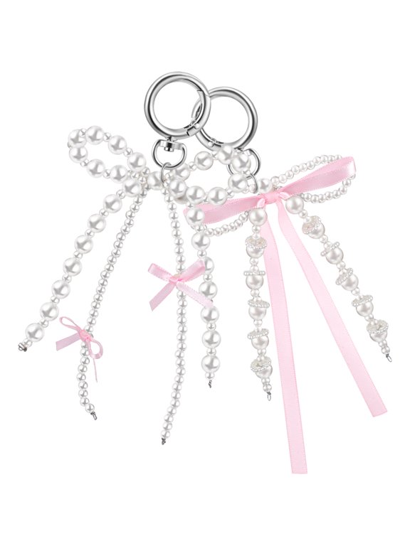 2 Pcs Women Keychain Bow Keychain 15.00X7.80X1.20CM