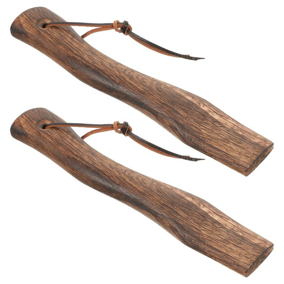HOMEMAXS 2 Pcs Wooden Ax Handle Axe Head Hammers Sledge Handles Coffee