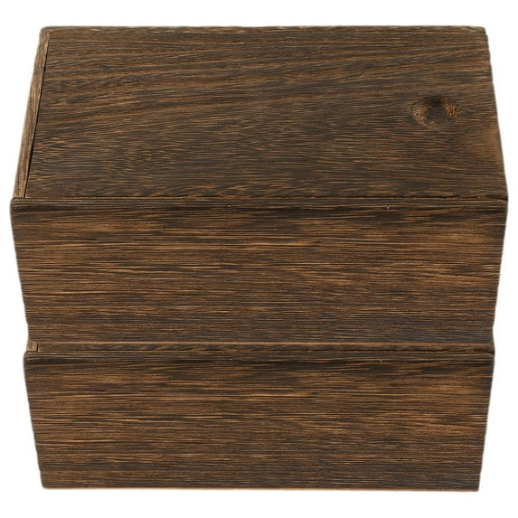 VERDANVERSE Earring Storage Box Wood Organizer Brown Jewelry Storage Women Weddings 2Set