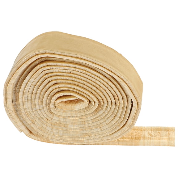 HOMEMAXS 2 Rolls Ceiling Caulking Strip Waistline Skirting Wall Molding Trim 230x4x0.5cm